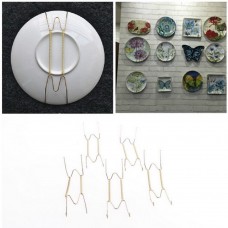 5x Plate Spring Flexible Wire Wall Dispaly Holder Hanging Art Decoration YF   263866452058